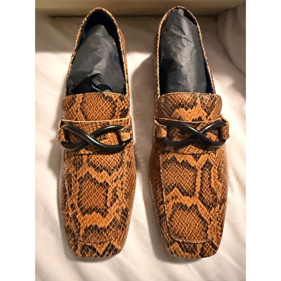 NWT M. GEMI The Silvia Snakeskin Leather size 40 - Picture 2 of 12